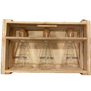 Artland Mixology Bundle,  Mixer Decanters: Vermouth, Triple Sec, Bitters & Gin